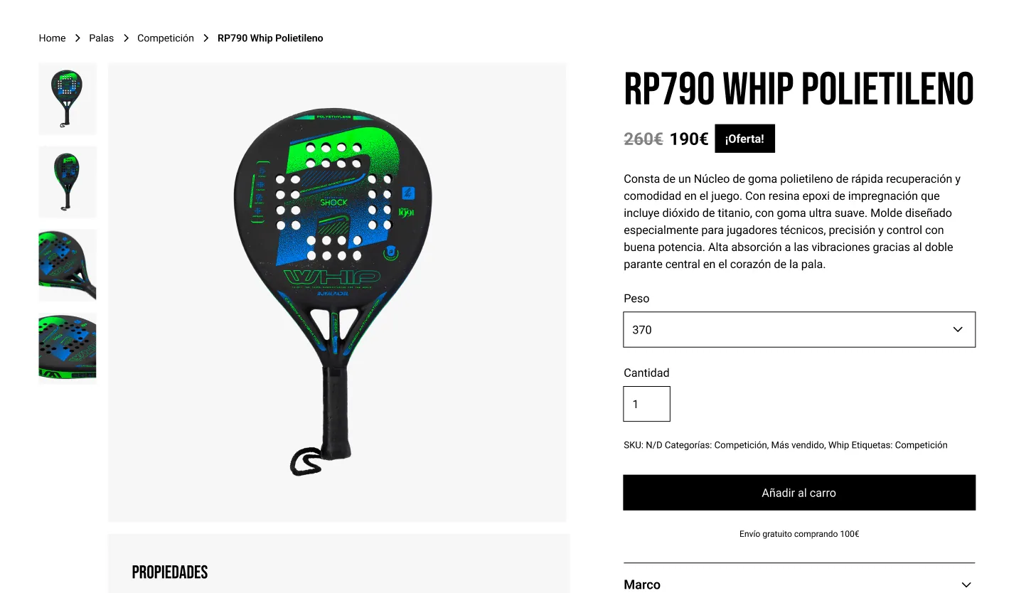 Royal Padel multiplica x3 su facturación tras rediseñar su tienda online