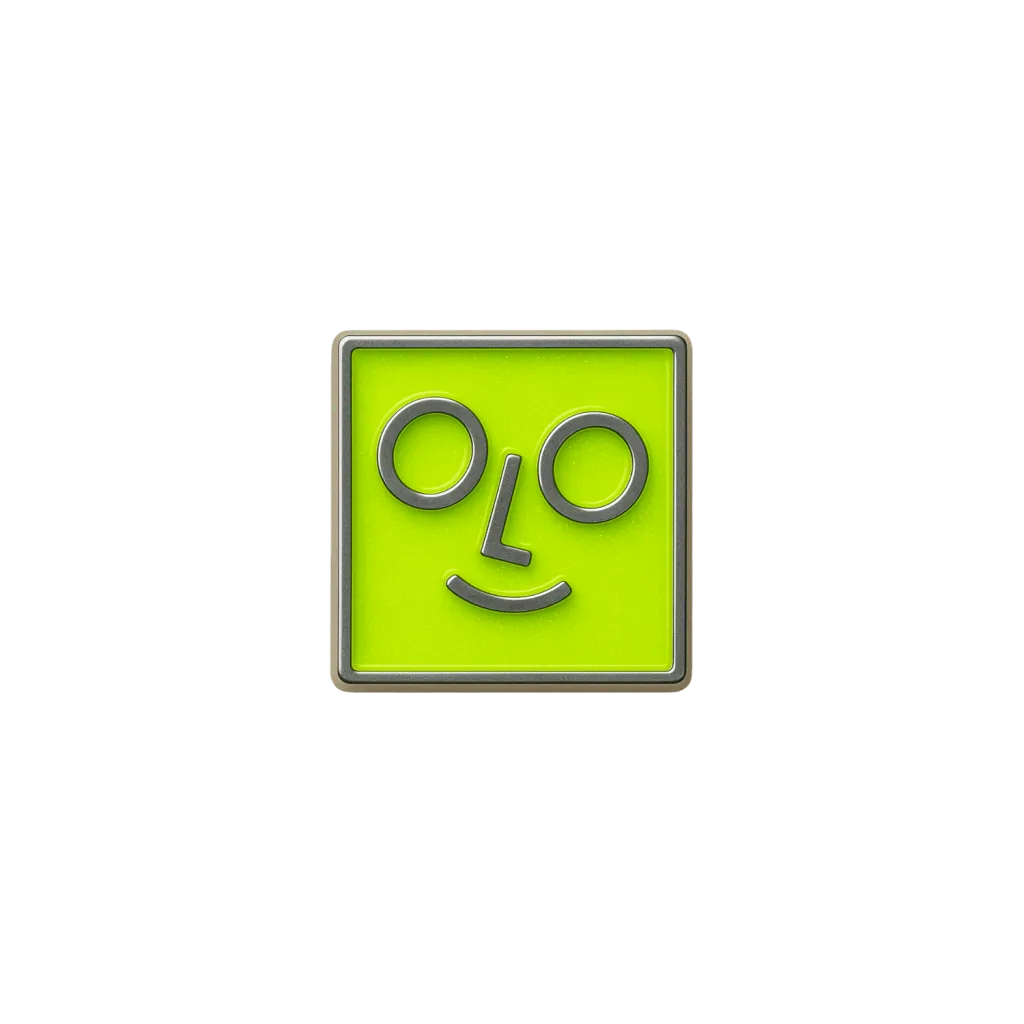 Green Pin Badge