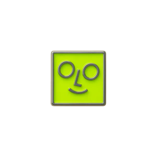 Green Pin Badge