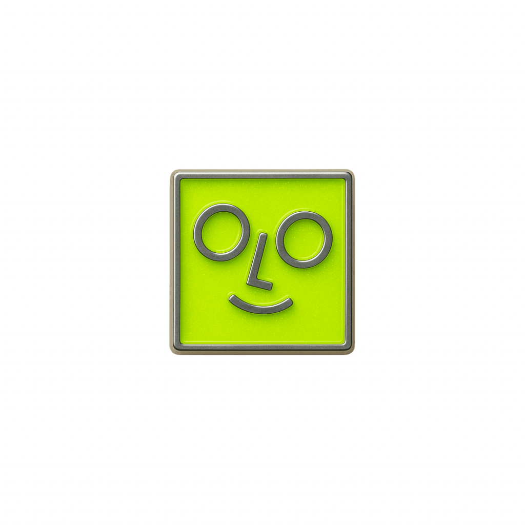Green Pin Badge