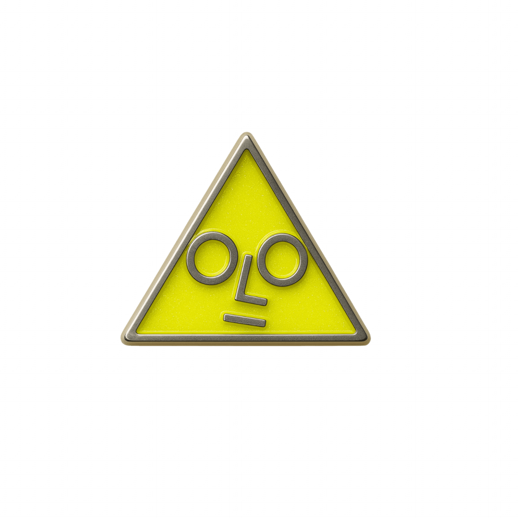 Yellow Pin Badge