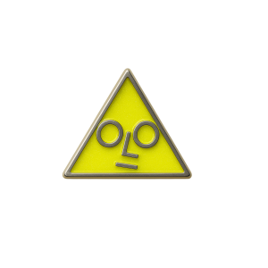 Yellow Pin Badge