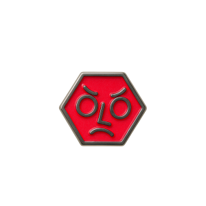 Red Pin Badge