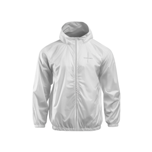 White Windbreaker Jacket
